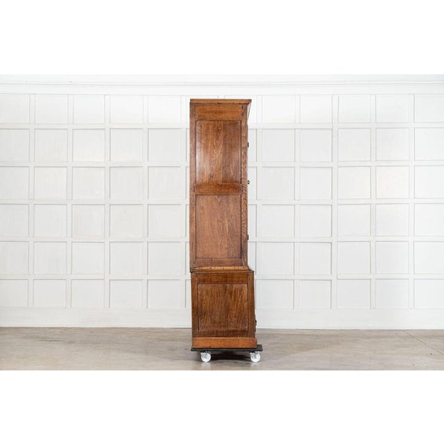 Large English Oak Livery Cupboard, 1790 For Sale - Image 6 of 18