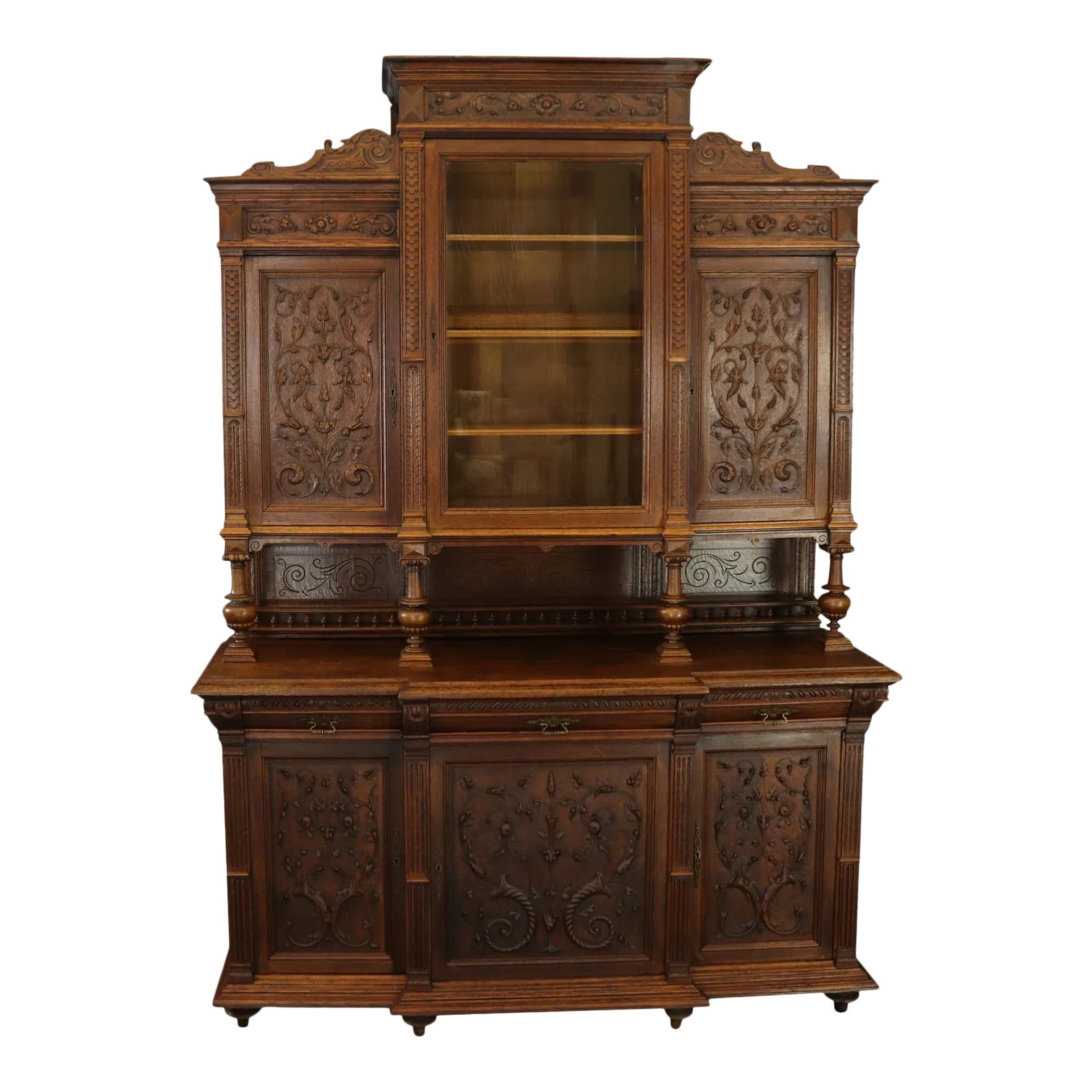 Buffet Renaissance Antique French Cornucopia | Chairish