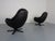 Leather Swivel Chair by H. W. Klein for Bramin, Denmark, 1970s For Sale - Image 6 of 13