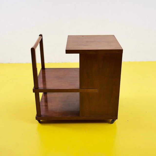 Vintage Wooden Container Trolley, 1930s For Sale - Image 6 of 7