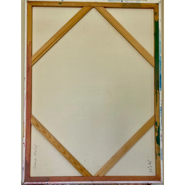 2020s "All You Need Is Love" Abstract Original Mixed Media Painting For Sale - Image 5 of 10