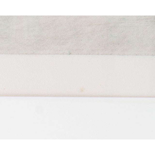 Printmaking Materials Arthur Luiz Piza 1953 Abstract Etching With Aquatint For Sale - Image 7 of 10