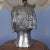 Sculptural Female Face Table Lamp in Aluminum and Wood, 1960s For Sale - Image 11 of 17