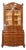 Italian Renaissance revival Bookcase Secretaire, 19th Century For Sale