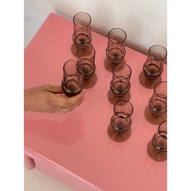 Vintage Glasses from Willem Heessen, 1970s, Set of 12 For Sale - Image 16 of 18