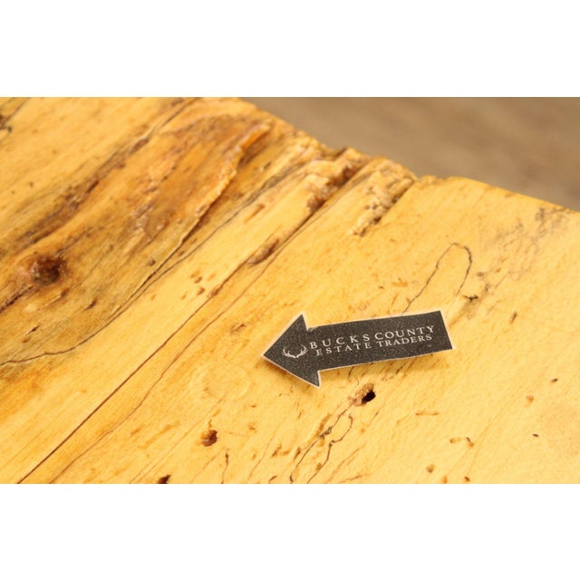 Rustic Style Mixed Woods Pub Table For Sale - Image 9 of 12