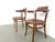 Bent Beechwood Desk Chairs with Pyrographed Seats from Thonet, 1930s, Set of 2 For Sale - Image 6 of 17