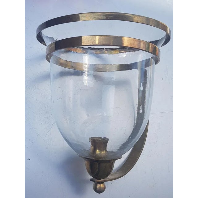 Mid-Century Modern Ship Candlestick with Brass Wall Mount For Sale - Image 3 of 5