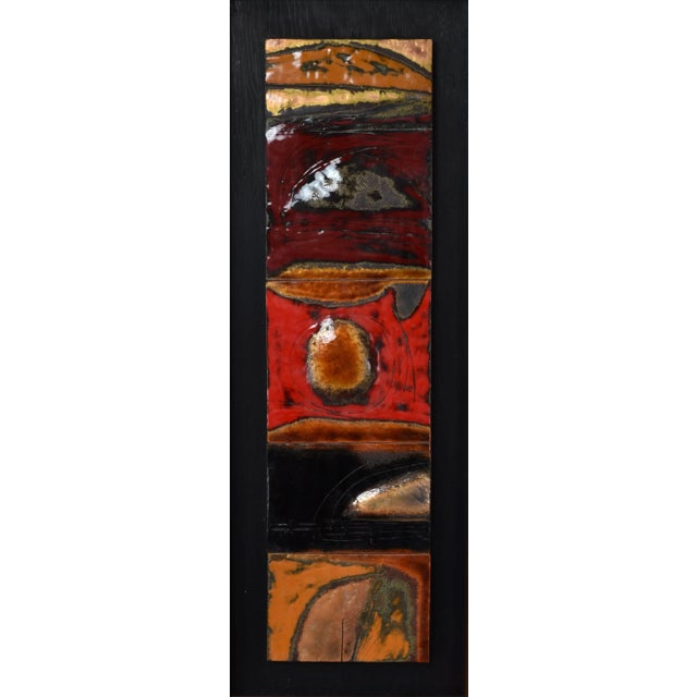 Absolutely lovely piece with great coloration.w titled "Thor" Measurements: Height: 31.75" Width: 12" Depth: 1.5" Overall...