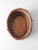 This is a vintage woven basket bowl. The decorative bowl features a stitch bound reed grass weave. Rich green, orange, and...