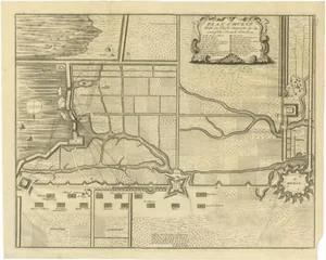 Map of Hulst with Its Forts and Outworks