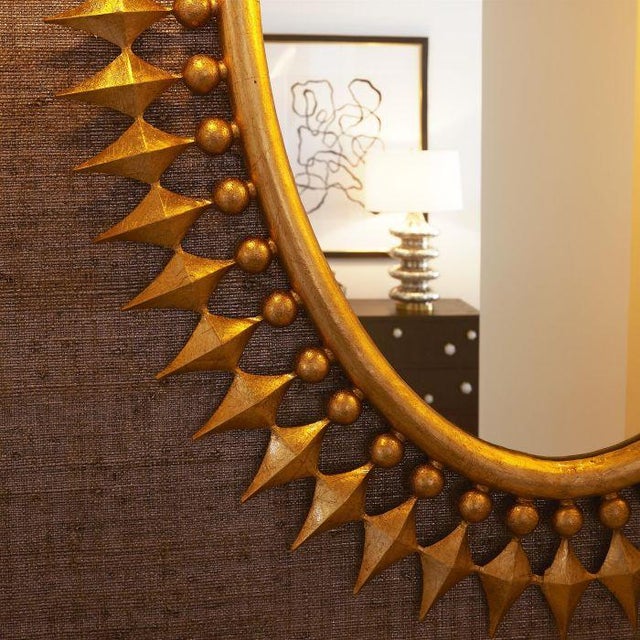 Modern Global Views Wellington Mirror For Sale - Image 3 of 4