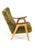 Wood Two Tone Doodle Wing Lounge Chair For Sale - Image 7 of 15