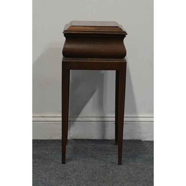 Late 20th Century Brandt Furniture Solid Mahogany Traditional Style 15" Jewelry Box / Chest For Sale - Image 9 of 11
