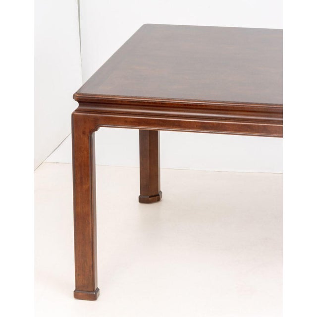 Henredon Mahogany and Elm Extending Dining Table For Sale - Image 11 of 14
