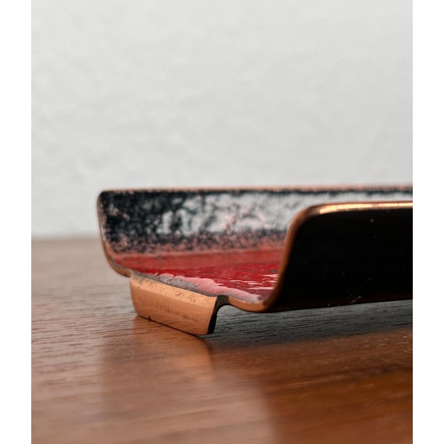 Metal Mid-Century Metal Emaille Desk Utensilo, 1960s For Sale - Image 7 of 18