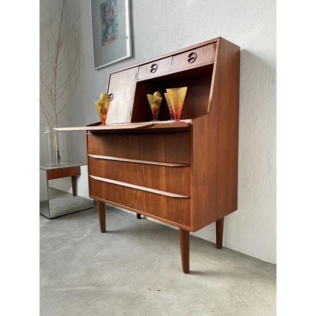 Danish Teak Secretary, 1960s For Sale - Image 17 of 18