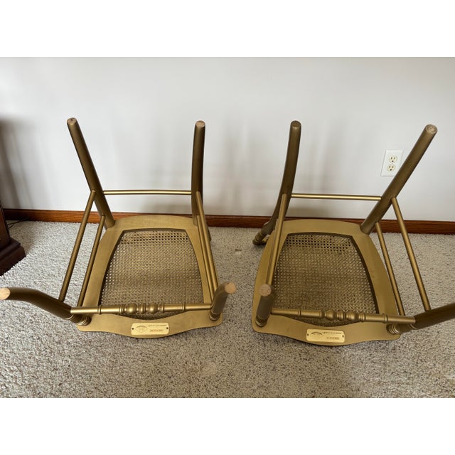 1990s Tell City Chair Company 125th Anniversary Limited Edition Chairs For Sale - Image 6 of 8