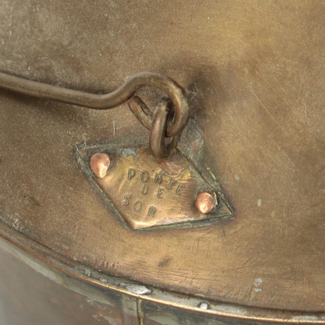 Early 20th Century Portuguese Bronze Veneer Water Carrier / Jug / Vessel For Sale - Image 4 of 5