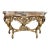 Rococo Gilt-Wood Console With Marble Top For Sale