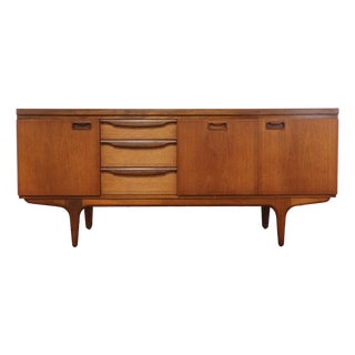 1960s Mid Century Modern Vintage Teak Sideboard Credenza in the Style of Greaves and Thomas For Sale