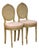 Pair of Early 20th Century French Louis XVI Painted Cane Side Chairs For Sale