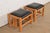 Late 20th Century Stickley Mission Oak Arts & Crafts Stools or Ottomans, Pair For Sale - Image 5 of 10