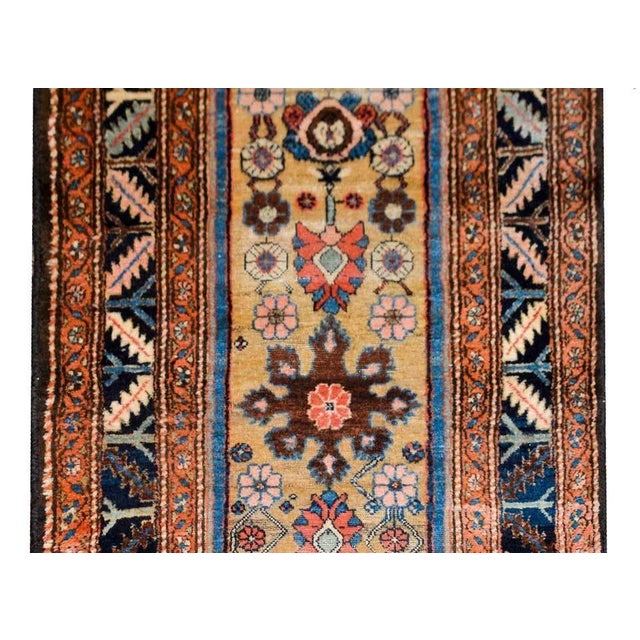 Tribal Early 20th Century Persian Malayer Rug For Sale - Image 3 of 10