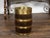Early 20th Century English Turn of the Century Oak Barrel with Brass Braces, circa 1900 For Sale - Image 5 of 10
