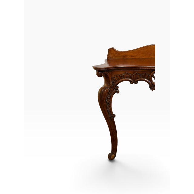 Antique 18c Louis XV Walnut Console Table.