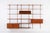 Mid-Century Modern Edward Wormley for Dunbar Three-Bay Walnut & Brass Shelving System, 1952 For Sale - Image 3 of 10