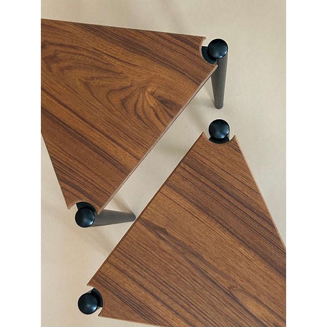 Mid-Century Modern 1960s Bruno Hansen Stool Set For Sale - Image 3 of 6