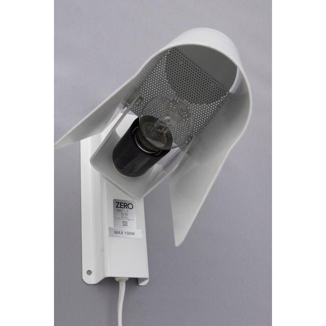 Metal Wall Lamps by Börge Lindau & Bo Lindekrantz for Zero Light Co, 1980s, Set of 2 For Sale - Image 7 of 14