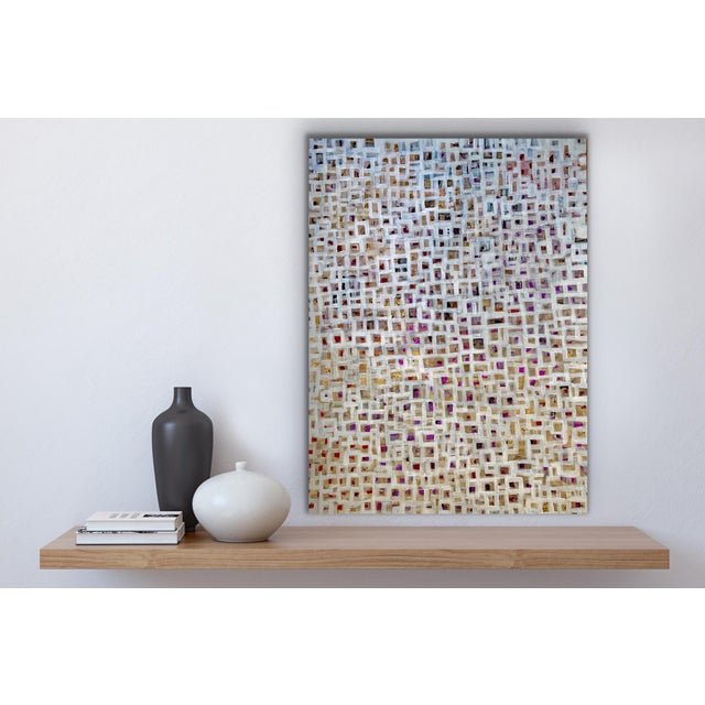 Abstract Large Original Painting Titled in the City For Sale - Image 3 of 10