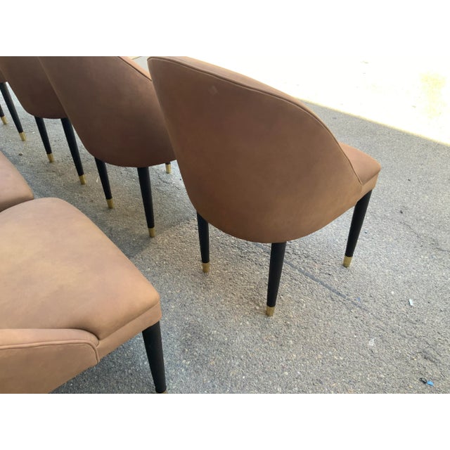 Modern Bucket Dining Chairs Set of 8 Chairish