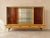 Mid 20th Century Mid-Century-German-Schrank With Glass Display Cabinet, Sliding Doors For Sale - Image 5 of 6