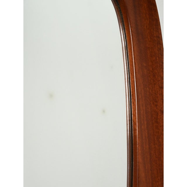 1950s Mirror with Mahogany Frame, 1950s For Sale - Image 5 of 9