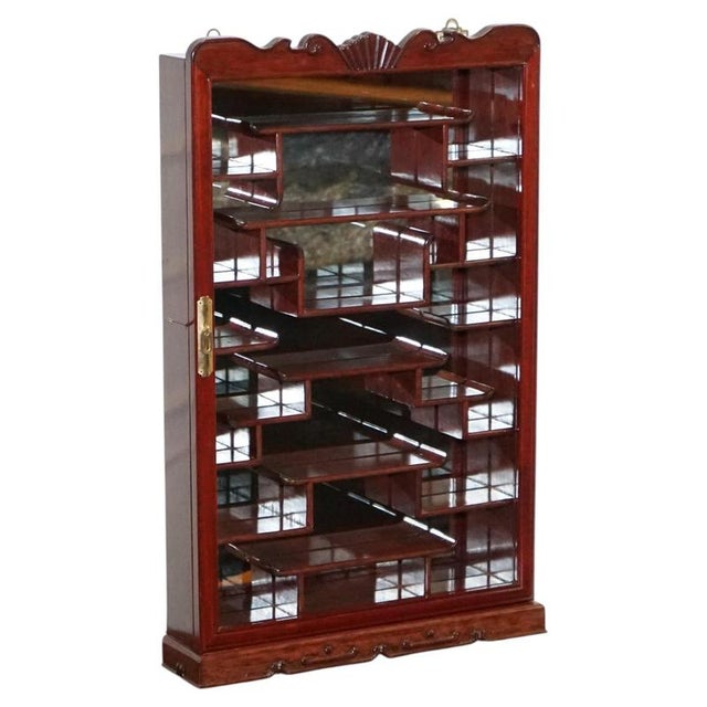 Chinese Hanging Wall Mount Display Cabinet For Sale - Image 16 of 16