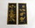 Decorative Wall Plates with Floral Motif in Black & Gold Metal from Elpec England, 1960s, Set of 2 For Sale - Image 11 of 11