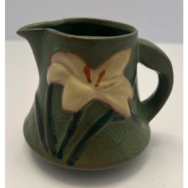 Vintage Roseville Pottery Creamer For Sale In Greenville, SC - Image 6 of 7