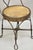 Brown Antique Victorian Twisted Wire Wooden Seat Small Child's Ice Cream Parlor Chair For Sale - Image 8 of 10