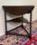 Brown Antique English Envelope Barley Twist Drop Leaf Side Table Carved Oak C. 1900 For Sale - Image 8 of 16