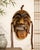 Expressive vintage Korean carved wood mask depicting Yangban, the aristocrat or nobleman character associated with Korea’s...