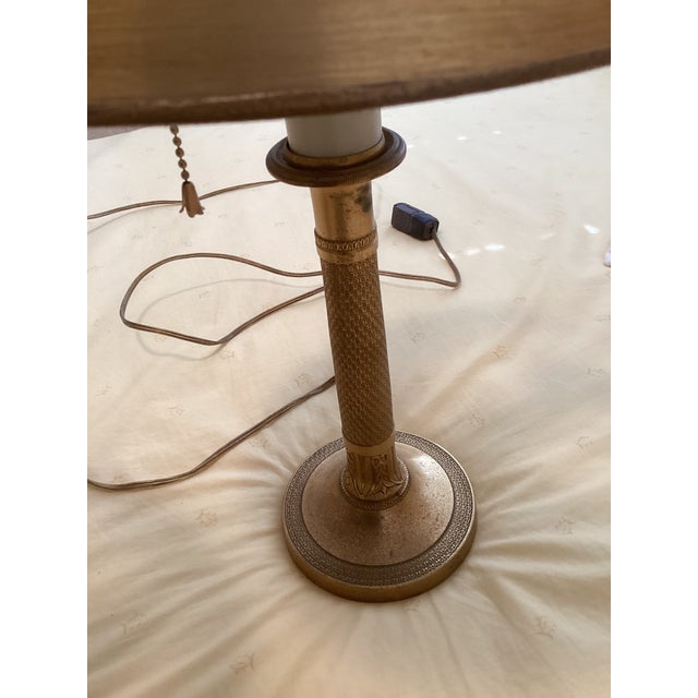 Late 19th Century French Style Candlestick Lamps - a Pair For Sale - Image 4 of 13