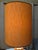 Vintage Mid-Century Modern Ceramic Table Lamp With Original Orange Drum Shade For Sale - Image 4 of 6