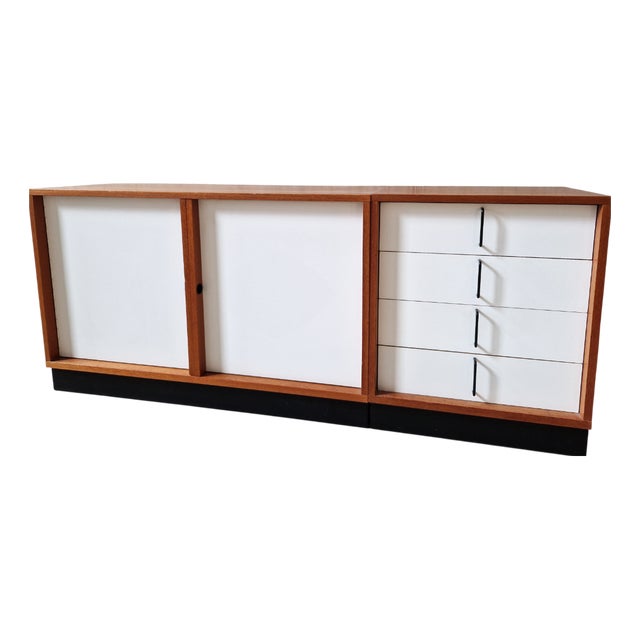 Mobile Sideboard by Günter Renkel for Rego, 1960s, Set of 2 For Sale