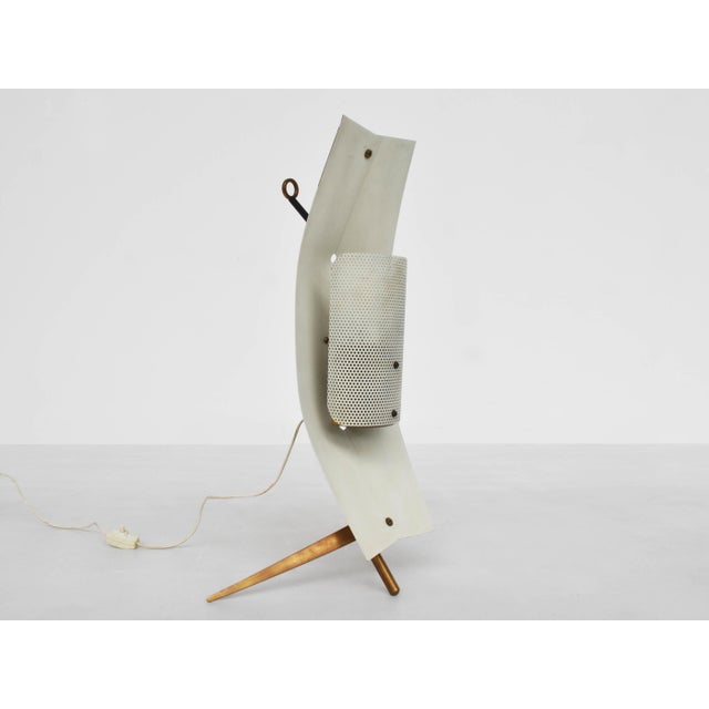 Metal Large Table Lamp or Wall Sconce by Gastone Colliva, 1950s For Sale - Image 7 of 7