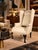 1920s Queen Anne Style Wingback Chair , From Antique to Modern Design, One of a Kind Piece For Sale - Image 5 of 7