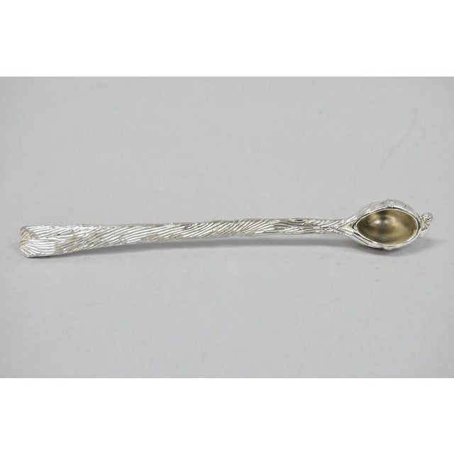 Vintage 9" Santa Claus Christmas Silver Plated Candle Snuffer by Head For Sale - Image 4 of 9