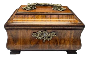19th Century Rosewood Tea Caddy